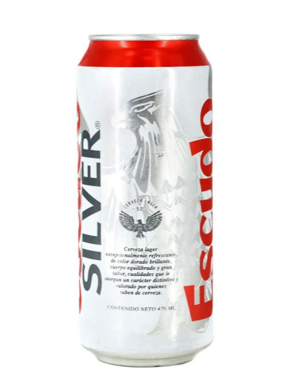 Cerveza Escudo Silver Lata 470ml