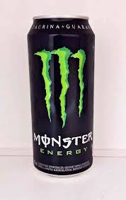 Lata Monster Energy 473 ml con logo verde