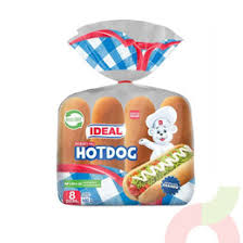 Pan Hot Dog Ideal 8 unidades (480 g)