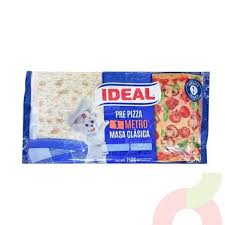 Pizza rectangular Ideal 3 piezas (750 g), masa clásica