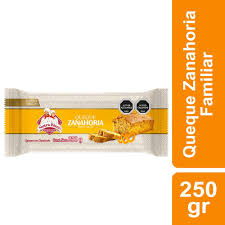 Queque familiar sabor zanahoria Nutra Bien 250 g (envoltorio)