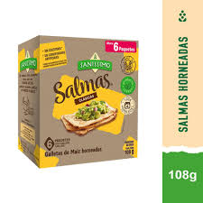 Salmas Horneadas Saníssimo 108g caja 6 paquetes