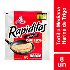 Tortilla Ideal Rapiditas clásicas, 8 unidades (200 g)