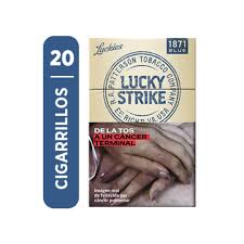Caja de cigarrillos Lucky Strike Azul Sin Aditivos 20