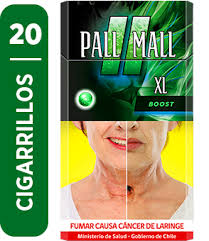 Caja de cigarrillos Pall Mall Boost XL 20