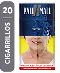 Caja de cigarrillos Pall Mall Gris XL 20