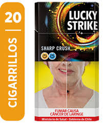 Caja de cigarrillos Lucky Strike Crush 20