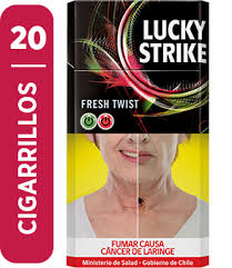 Caja de cigarrillos Lucky Strike Fresh Twist Sandía 20