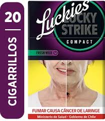 Caja de cigarrillos Lucky Strike Compact Wild 20