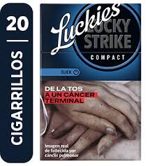 Caja de cigarrillos Lucky Strike Compact Clic 20